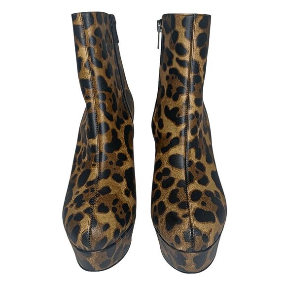 Christian Louboutin Bianca Leopard Print Platform Booties 120 Size EU 37 US 7 - Picture 2 of 10